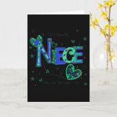 **NIECE** EIN BESONDERES NIECE UND SONDERGEBURTSTA KARTE (Gelbe Blume)