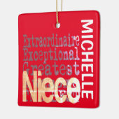 Niece Extraordinaire CUSTOM Keramikornament (Links)