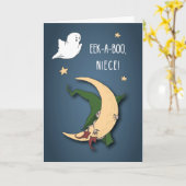 Niece First Halloween Baby Flüchtige Blick A Boo W Karte (Gelbe Blume)