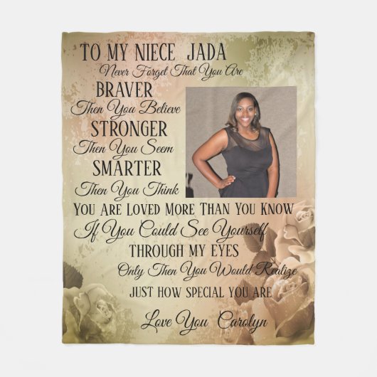 Niece Fleecedecke (Vorderseite)