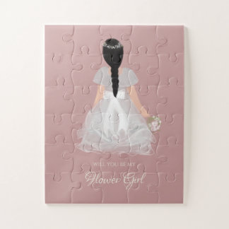 Niece Flower Girl Junior Bridesmaid Sweet Vorschla Puzzle