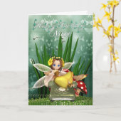 Niece Geburtstagskarte mit Mondfieber Karte (Gelbe Blume)