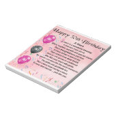 Niece Geem - 30. Geburtstag Notizblock (Rotiert)