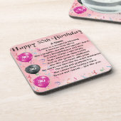 Niece Geem - 30. Geburtstag Untersetzer (Linke Seite)