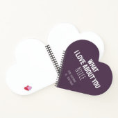 Niece Gifts Cute Kids Pink Hearts For Her Girl Notizblock (Innenseite)