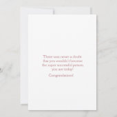 Niece Graduation Cap and Cake Congratulations (Rückseite)