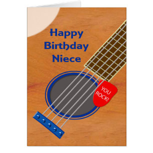Niece Guitar Player Birthday