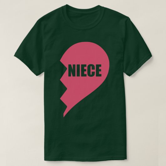 Niece halheart T-Shirt (Design vorne)