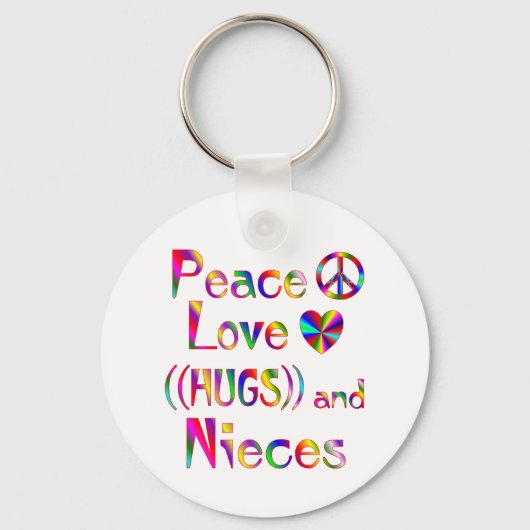 Niece Hugs Schlüsselanhänger (Vorderseite)