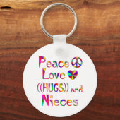 Niece Hugs Schlüsselanhänger (Vorderseite)