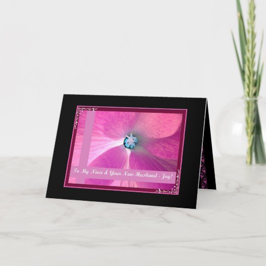 Niece & Husband - Hochzeiten - Glückwunsch Karte (Vorderseite)