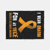 Niece - Mein Krieger gegen Multiple Sklerose Fleecedecke (Vorderseite (Horizontal))