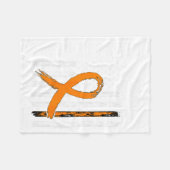 Niece Multiple Sklerose Awareness US Flaggenunters Fleecedecke (Vorderseite (Horizontal))
