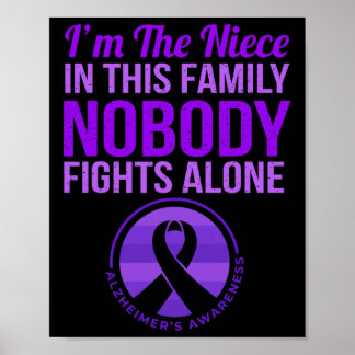 Niece Niemand kämpft allein gegen Alzheimer's Bewu Poster