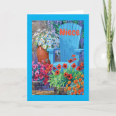 **NIECE** SIE SIND "LIEBT" GLÜCKLICHE BIRTHDAKARTE KARTE (Vorderseite)