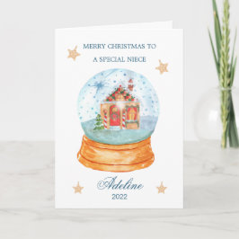 Niece Snow Globe Gingerbread Weihnachten