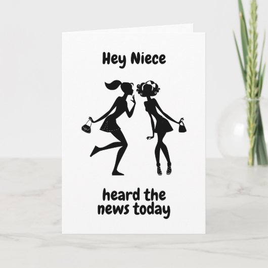 NIECE'S **18. GEBURTSTAG** WAS FÜR EIN BESONDERER KARTE (Vorderseite)