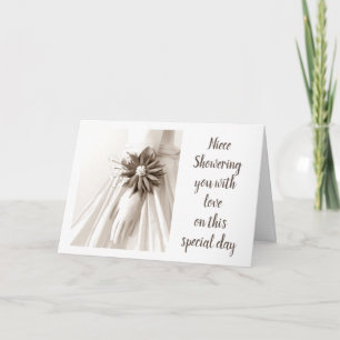 **NIECE'S SHOWER GRATULATION" EINLADUNG