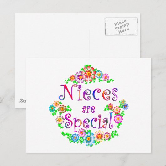NIECES sind Postkarte (Vorne/Hinten)
