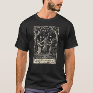 Nieder mit meinen Dämonen Okkult Gothic Hexerei Ho T-Shirt