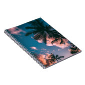 Nieder-Winkel-Foto von Palmen Notizblock (Rechte Seite)