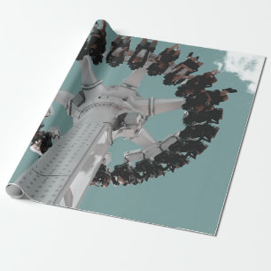 Nieder-Winkel-Fotografie von Menschen, die auf ein Geschenkpapier
