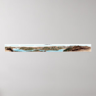 NIEDERBAUEN-CHULM Schweizer Alpen Panorama 360° Po Poster