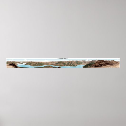 NIEDERBAUEN-CHULM Schweizer Alpen Panorama 360° Po Poster (Vorne)