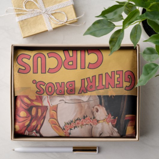 Niederer Adel Bros. Zirkus Seidenpapier (Geschenk)