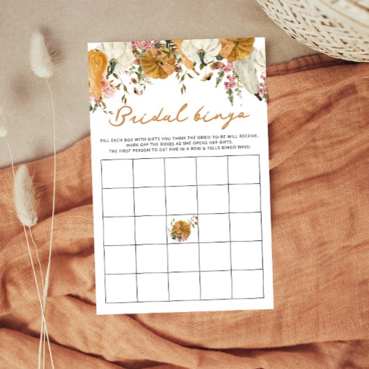 Niedergang der Liebe Pumpkin mit Floral Bridal Bin