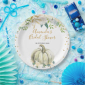 Niedergang der Liebe Weiße und Goldpumpen Pappteller (Party)