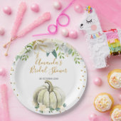 Niedergang der Liebe Weiße und Goldpumpen Pappteller (Party)