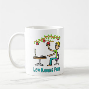 Niedergeschlagenes Obst Kaffeetasse