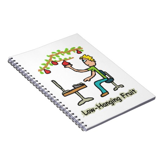 Niedergeschlagenes Obst Notizblock (Rechte Seite)