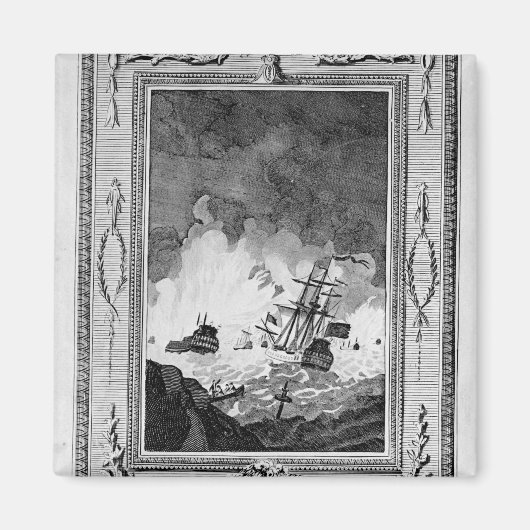 Niederlage der spanischen Armada Magnet (Vorne)