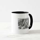 Niederlage von General Braddock Tasse (VorderseiteRechts)