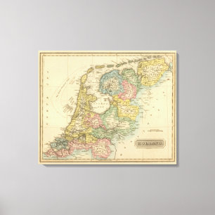 Niederlande 4 leinwanddruck