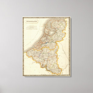 Niederlande 4 leinwanddruck