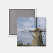 Niederlande (alias Holland), Kinderdijk. 19 Magnet (Vorderseite/Rückseite)