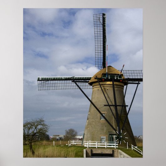 Niederlande (alias Holland), Kinderdijk. 19 Poster (Vorne)