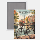 Niederlande Amsterdam Magnet (Vorderseite/Rückseite)