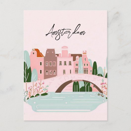 Niederlande Amsterdam Postkarte (Vorderseite)