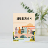 Niederlande Amsterdam Postkarte (Stehend Vorderseite)