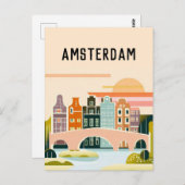 Niederlande Amsterdam Postkarte (Vorne/Hinten)