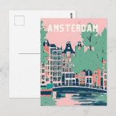 Niederlande Amsterdam Postkarte (Vorne/Hinten)