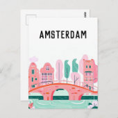 Niederlande Amsterdam Postkarte (Vorne/Hinten)