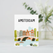 Niederlande Amsterdam Postkarte (Stehend Vorderseite)
