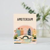 Niederlande Amsterdam Postkarte (Stehend Vorderseite)