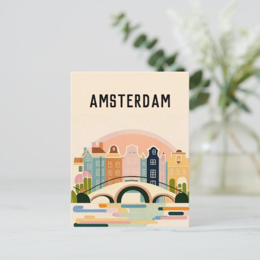Niederlande Amsterdam Postkarte (Stehend Vorderseite)