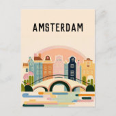 Niederlande Amsterdam Postkarte (Vorderseite)
